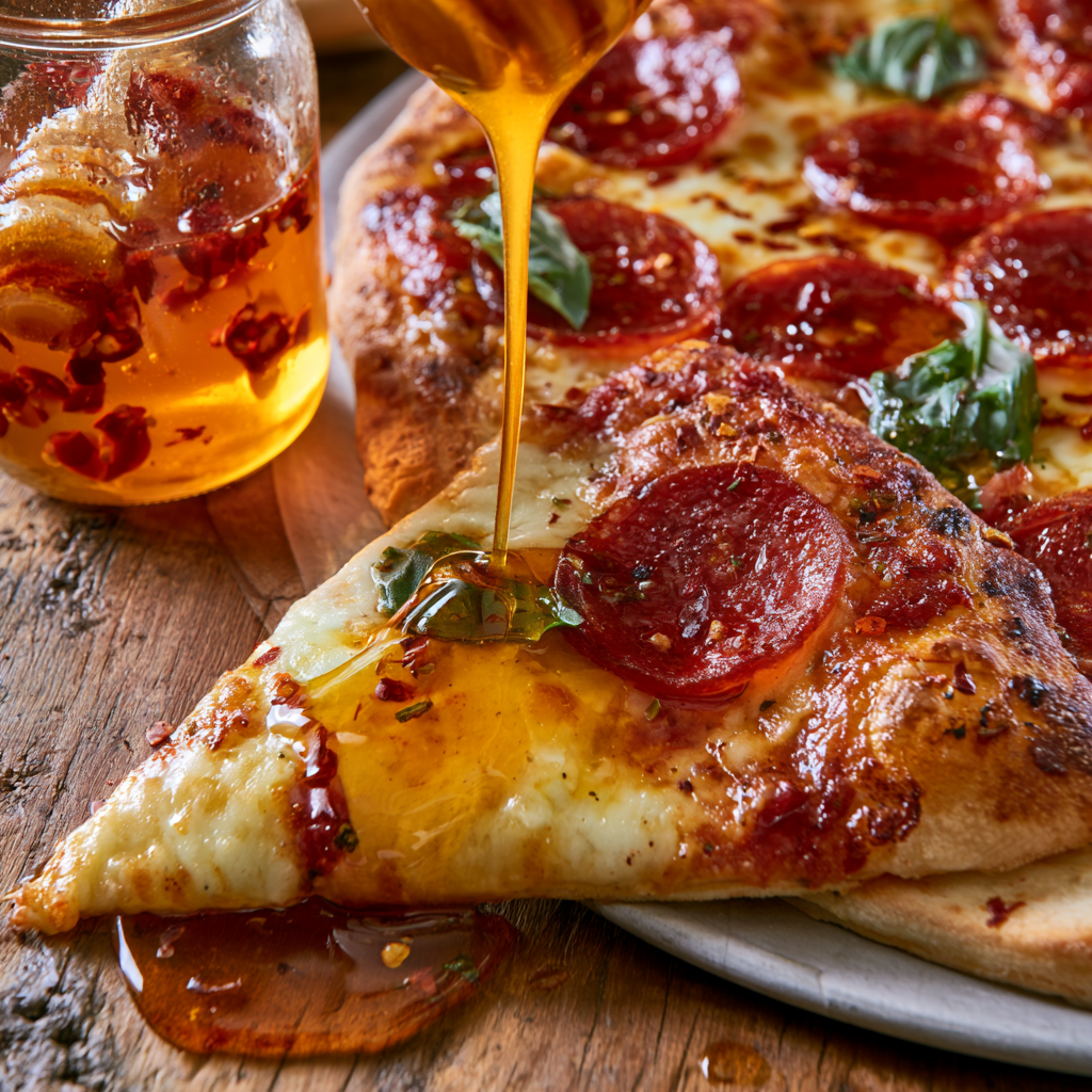 Hot Honey Drizzle For Pizza