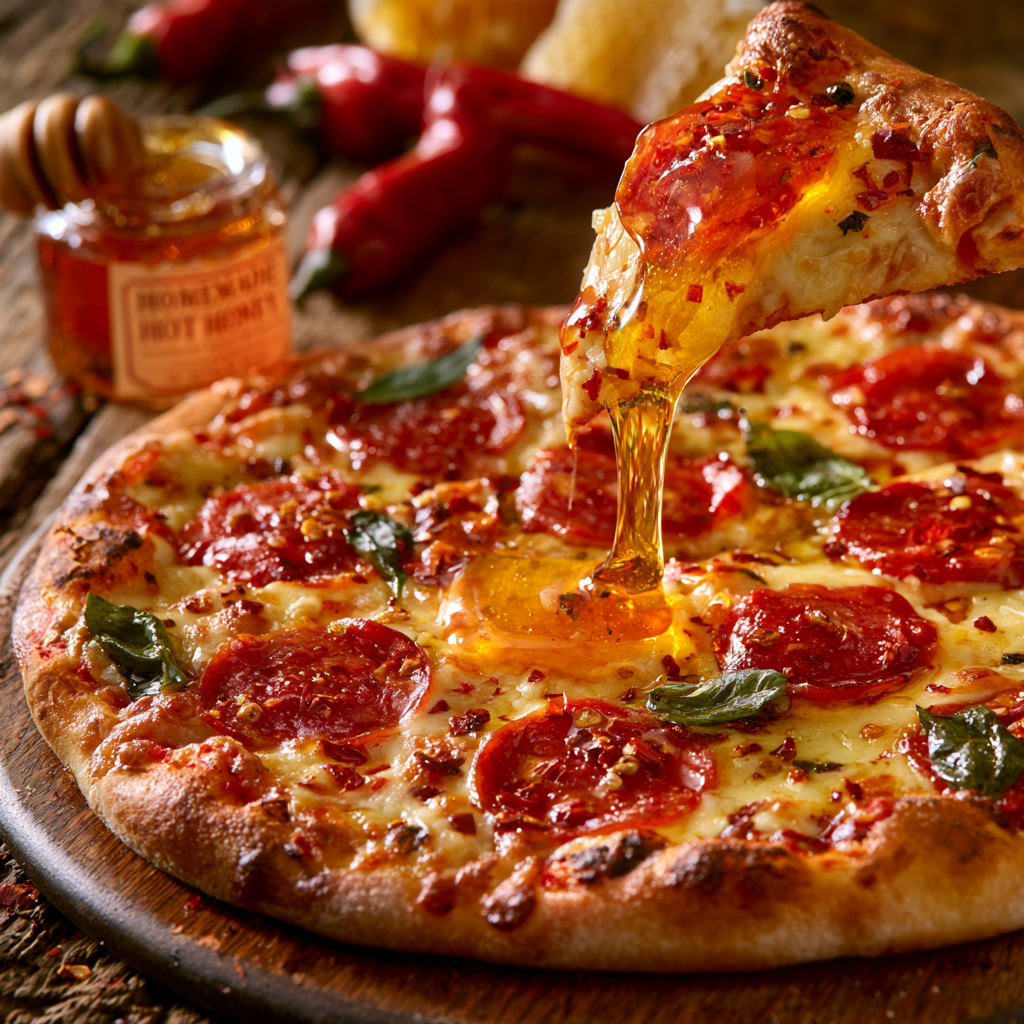 Hot Honey Drizzle For Pizza