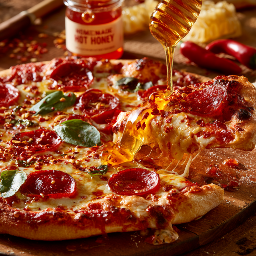 Hot Honey Drizzle For Pizza