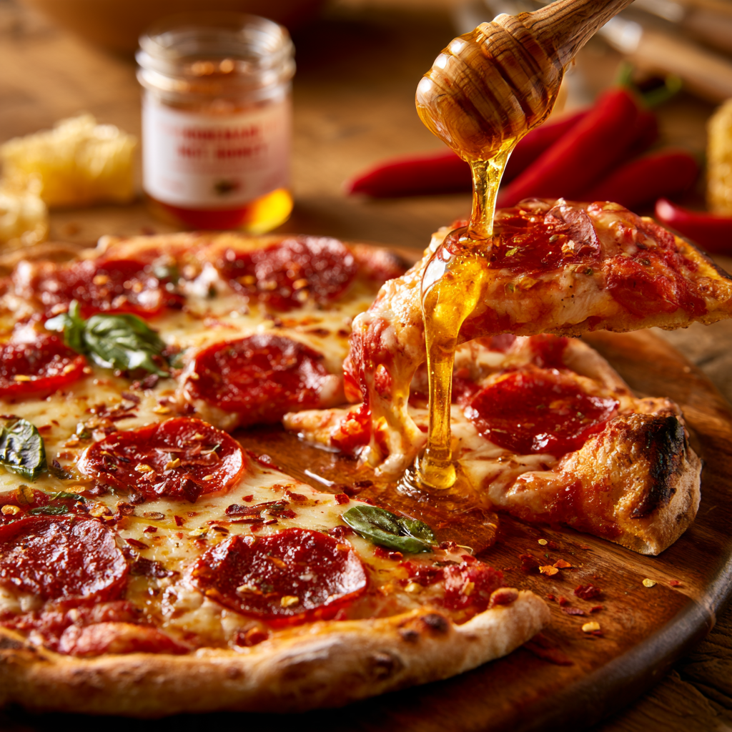 Hot Honey Drizzle For Pizza