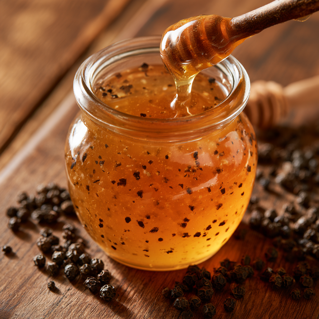 black pepper honey