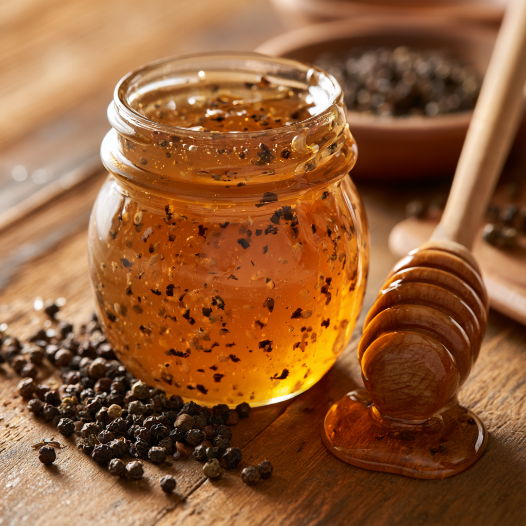 black pepper honey