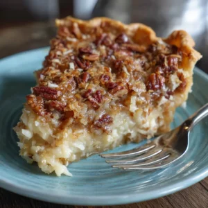 Coconut Pecan Stupid Pie Recipe​