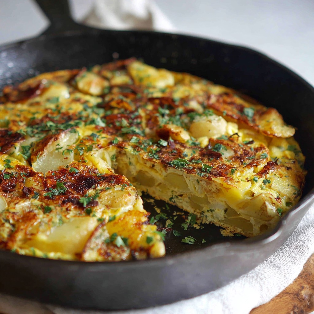 Turnips and Potatoes Frittata Recipe