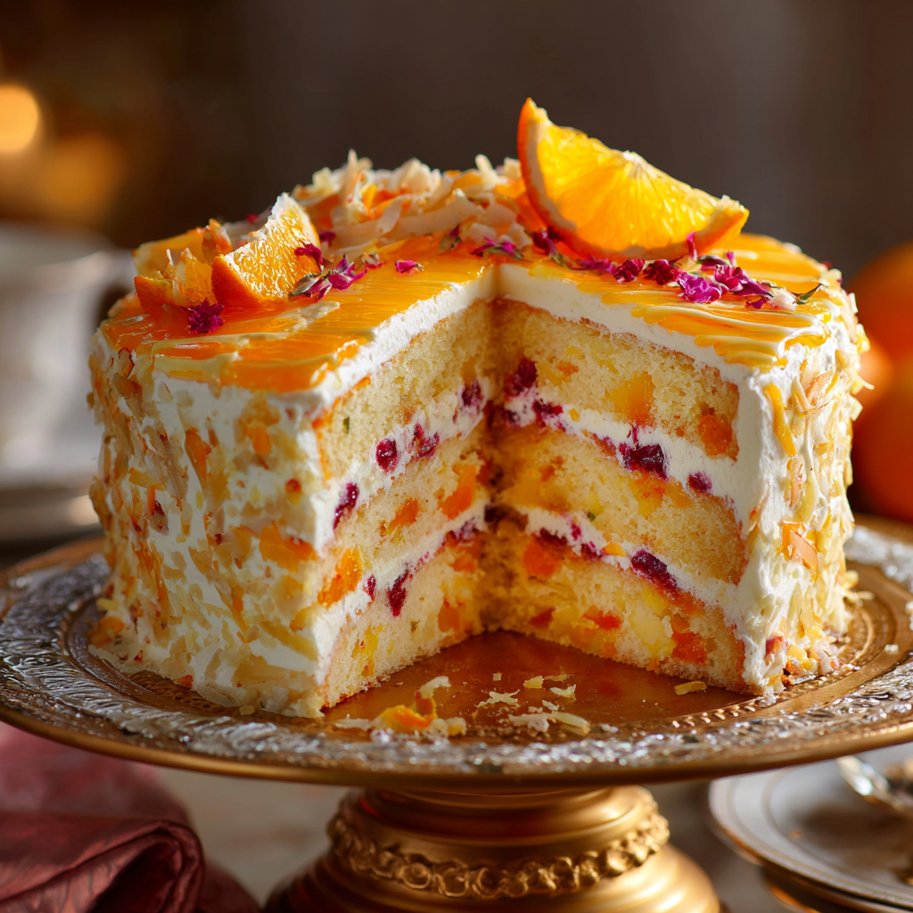 Ambrosia Cake Recipe