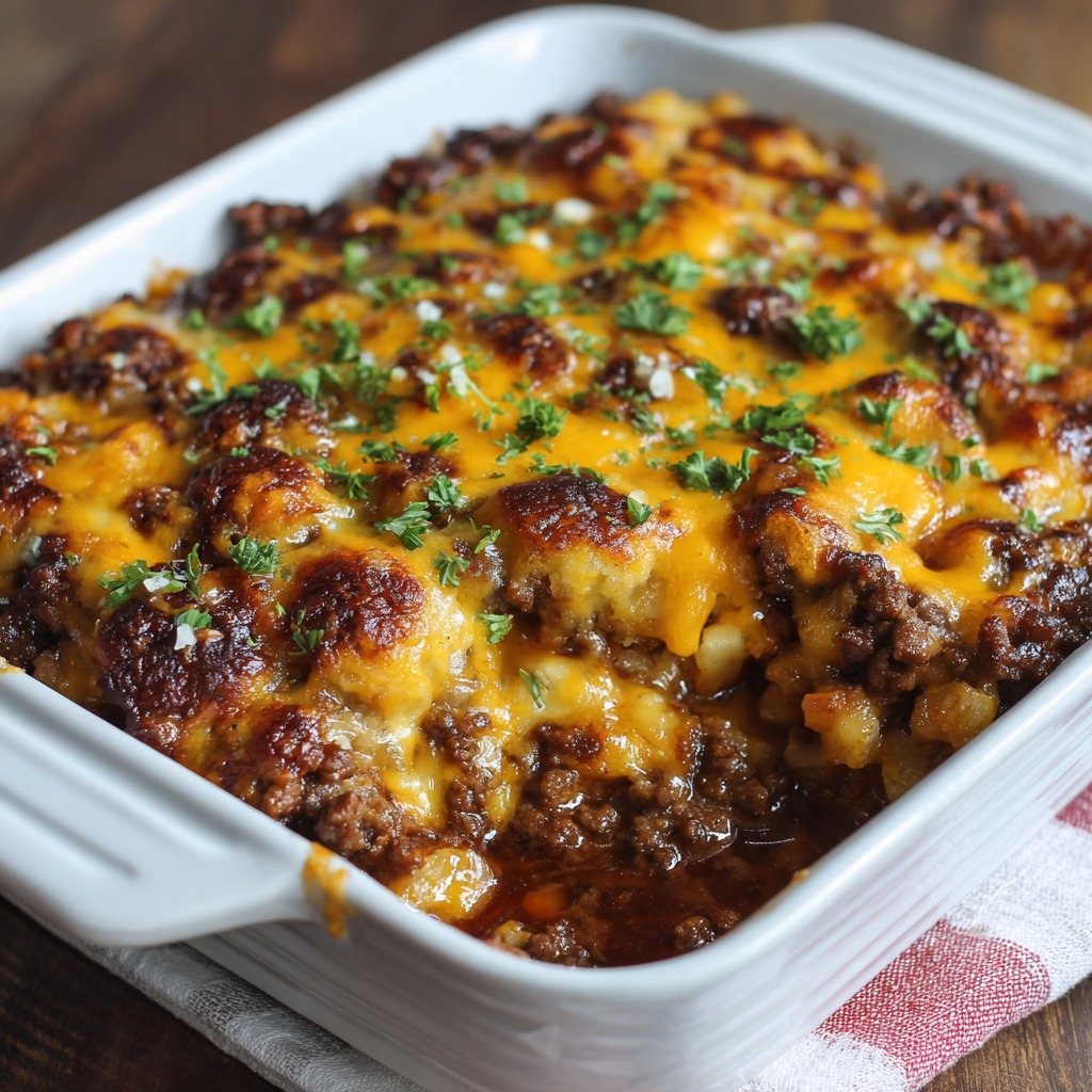 Amish Hamburger Steak Bake Recipe​