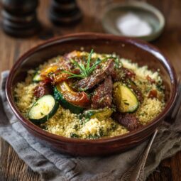 French Couscous Recipe With Zucchini and Lamb