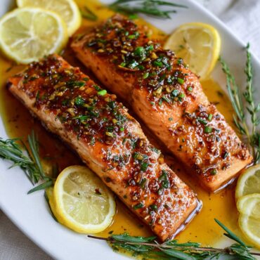 Hot Honey Air Fryer Salmon​