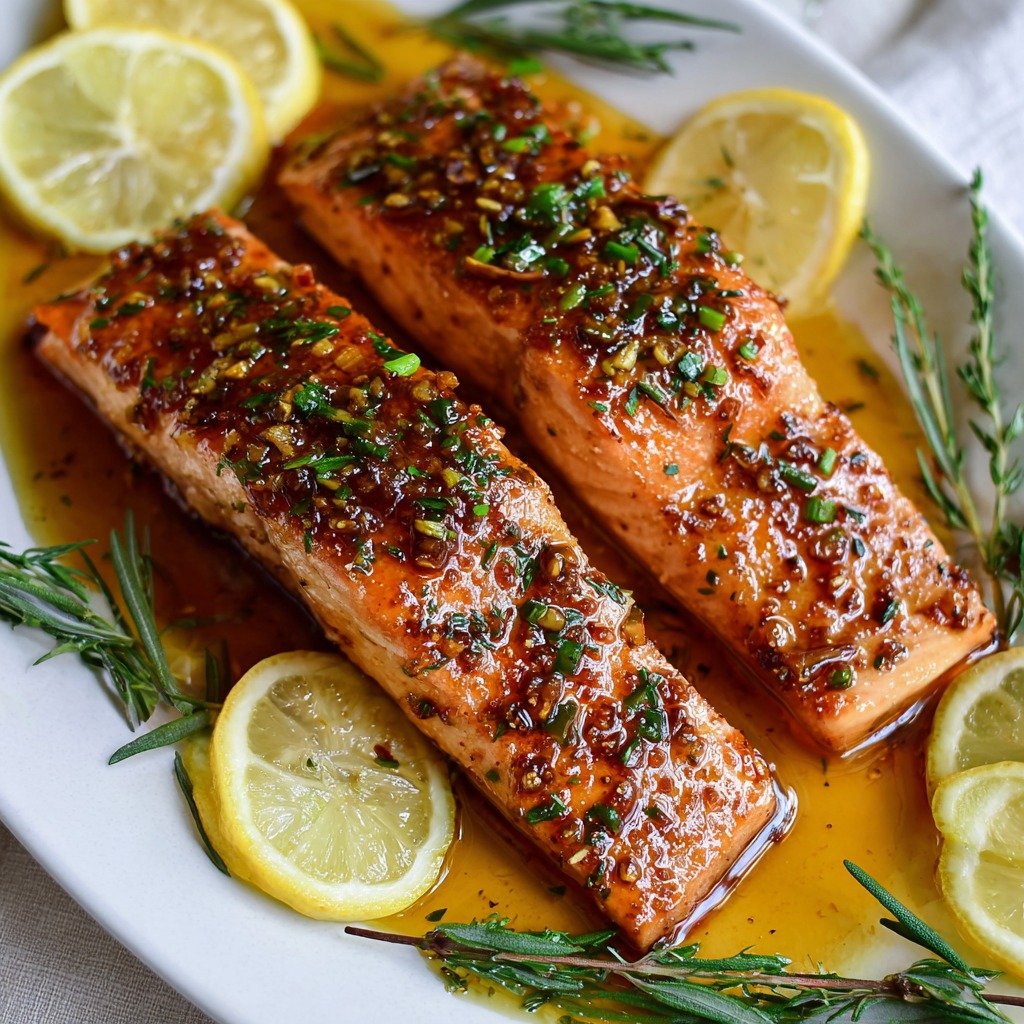 Hot Honey Air Fryer Salmon​