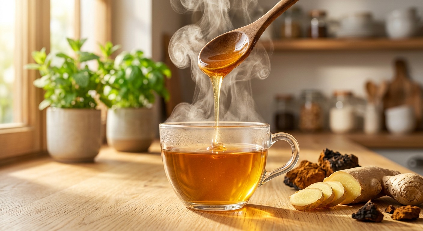chaga mushroom tea recipe