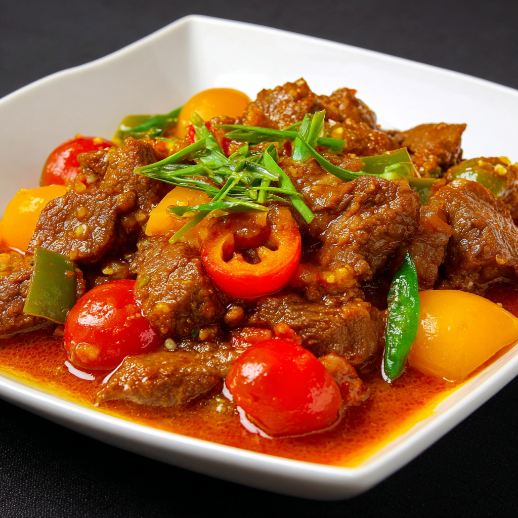 Beef Caldereta Dish