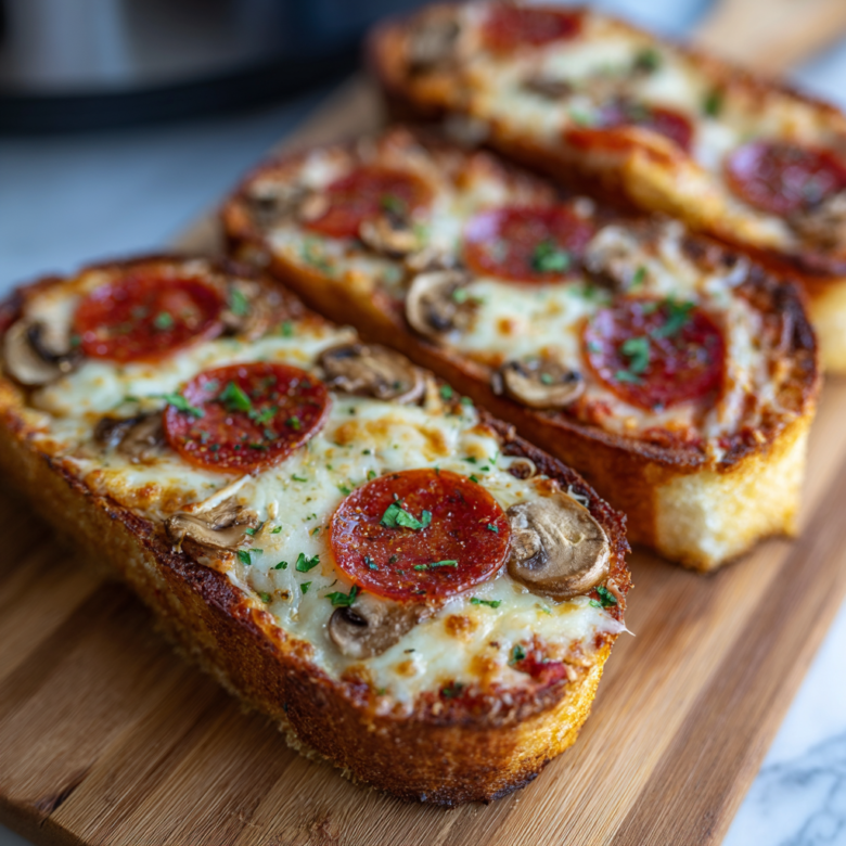 Air Fryer Red Baron French Bread Pizza