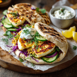 Halloumi Pita Recipe​