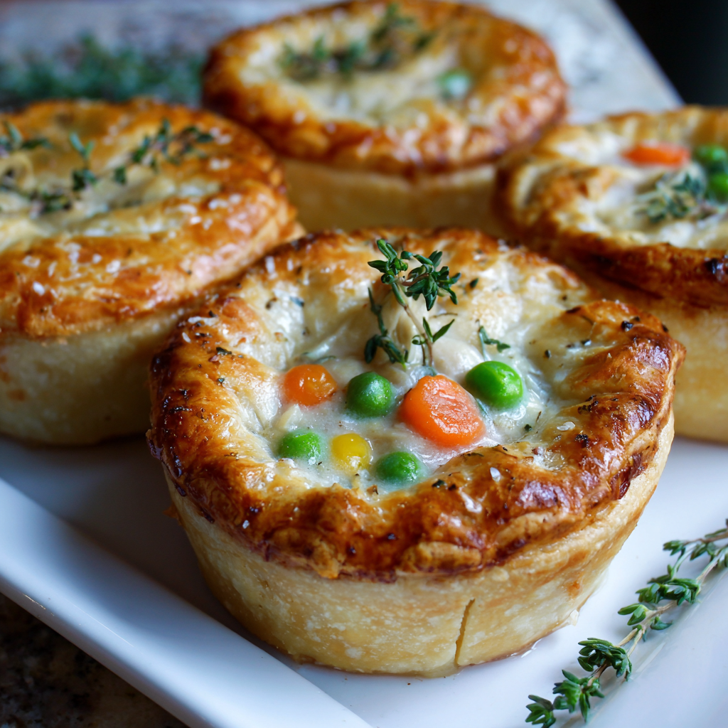 Mini Chicken Pot Pie Recipe