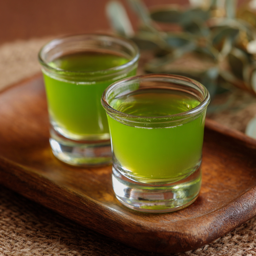 green tea shot recipe