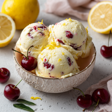 Lemon Cherry Gelato Recipe