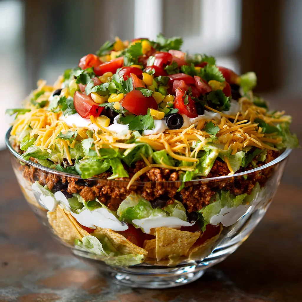 7 layer taco salad recipe​