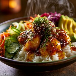 Hot Honey Chicken Bowl Recipe