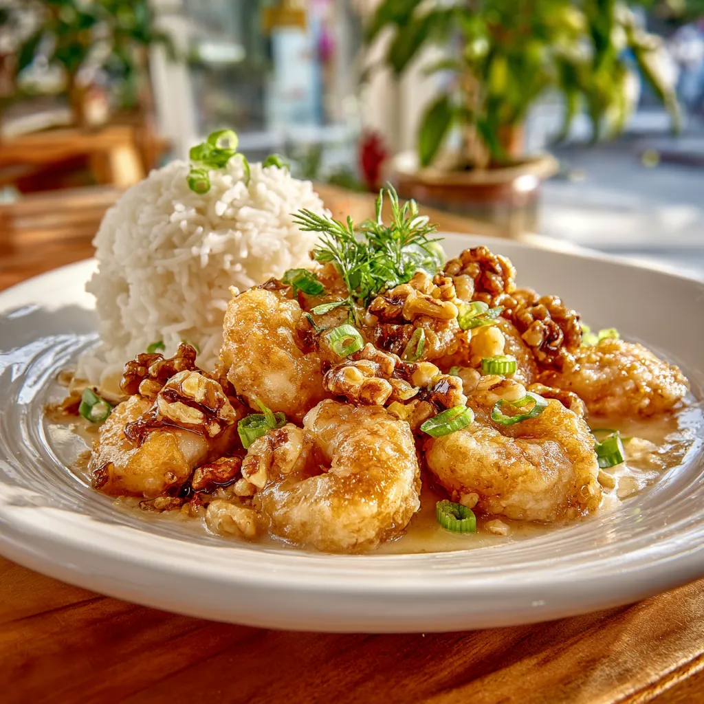 Hhoney Walnut Shrimp Recipe