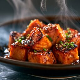 Hot Honey Salmon Bites Recipe
