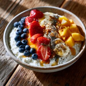 Cottage Cheese Fruit Bowl Recipe