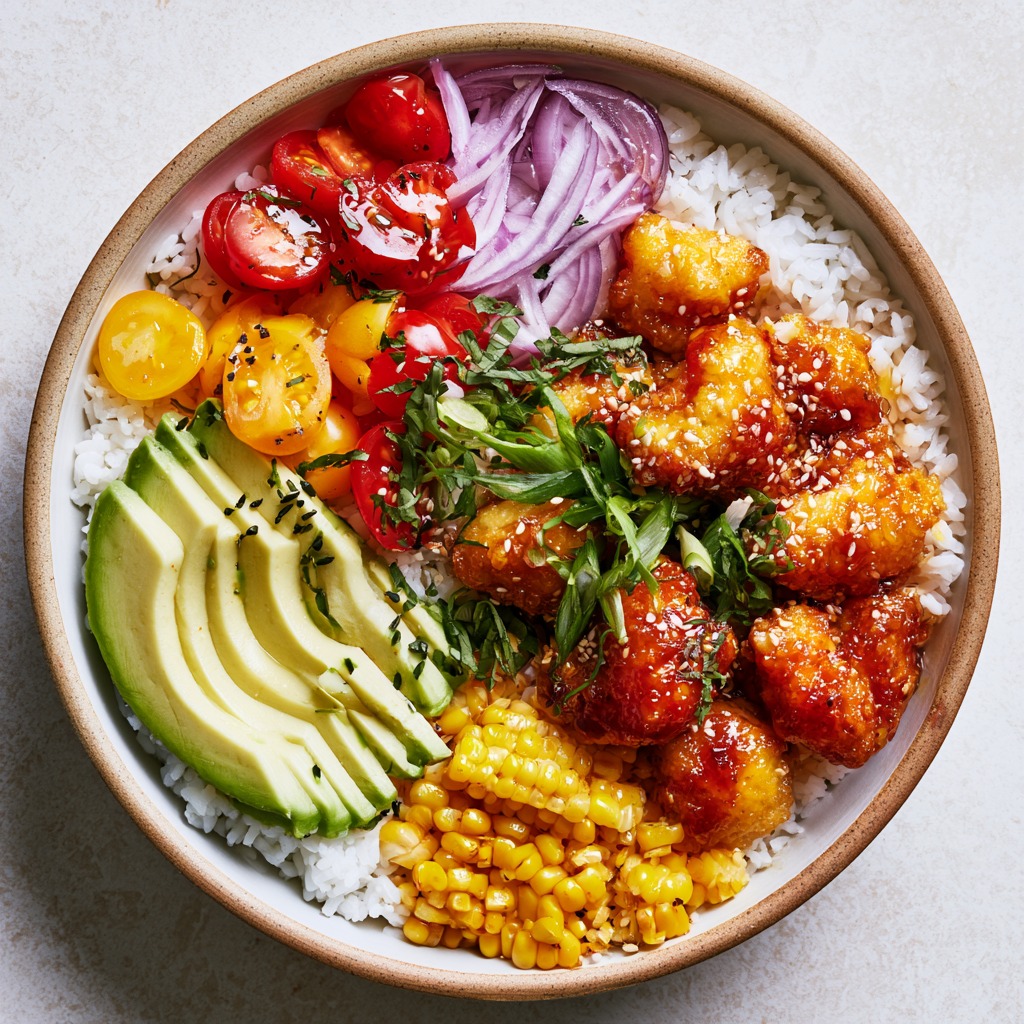 Hot Honey Chicken Bowl Recipe