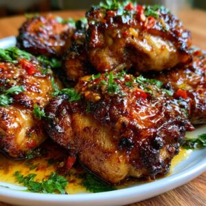 hot honey chicken thigh recipe