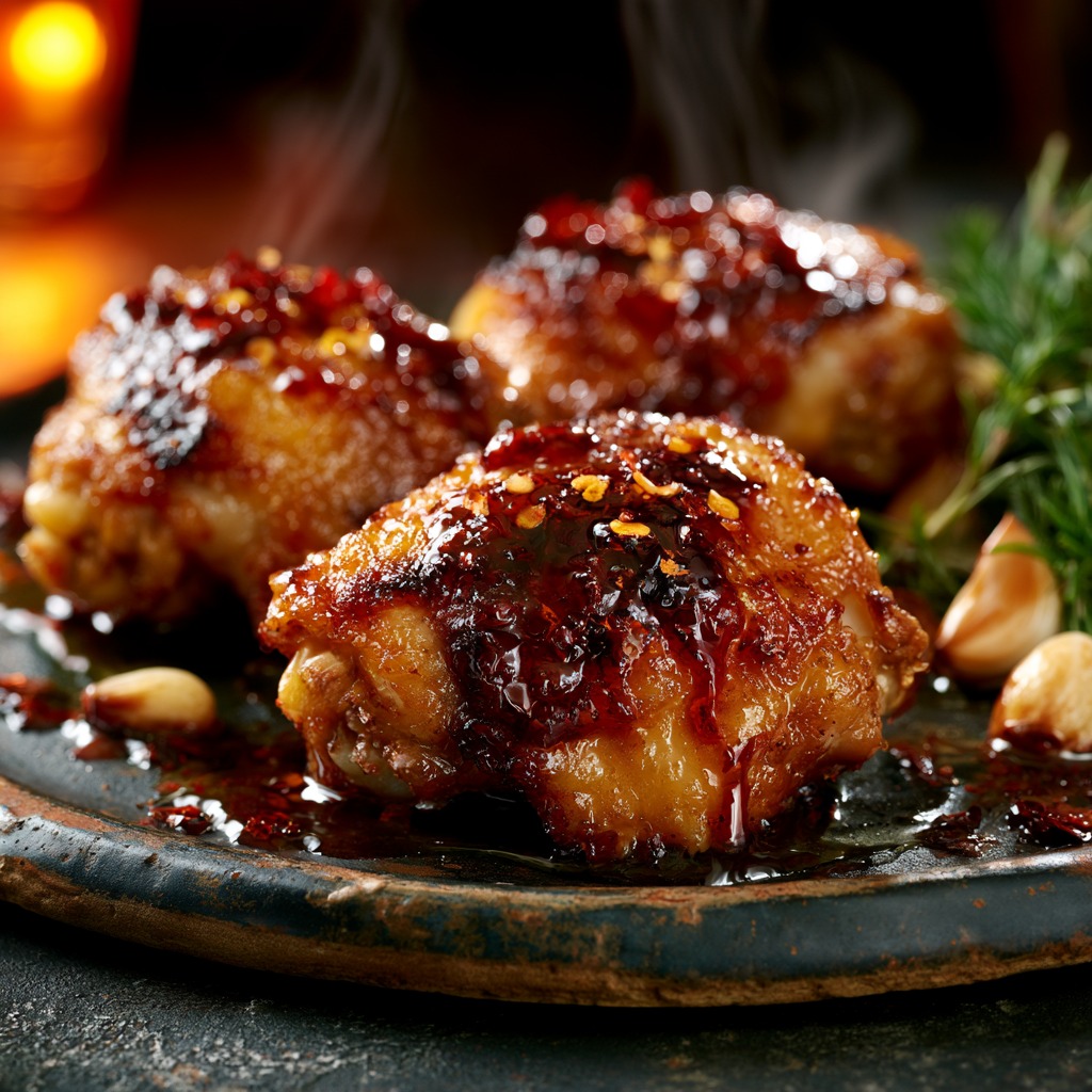 hot honey chicken thigh recipe