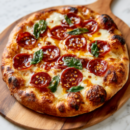 Hot Honey Pepperoni Pizza Recipe