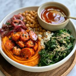 Hot Honey Sweet Potato Bowl Recipe
