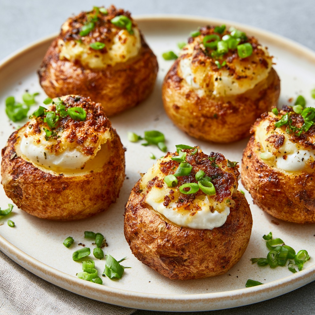 Mini Baked Potatoes Recipe