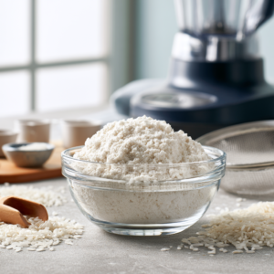How to Make White Rice Flour