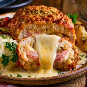 Chicken Cordon Bleu Meatloaf Recipe​