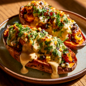 Sweet Potato Boats Recipe