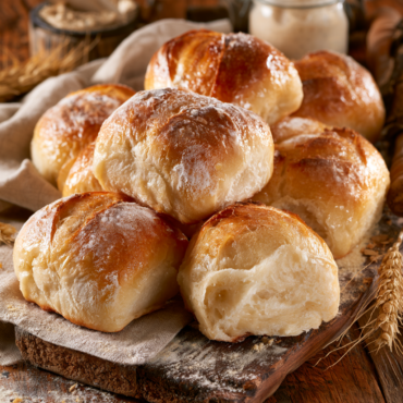 Crusty Sourdough Rolls