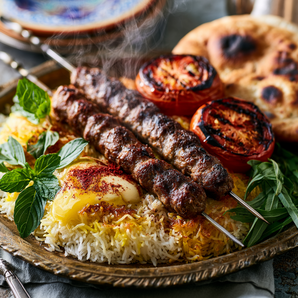 Persian Chelo Kabab Recipe