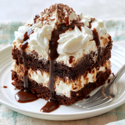 Brownie Refrigerator Cake Recipe​
