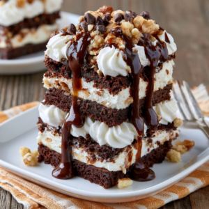 Brownie Refrigerator Cake Recipe​
