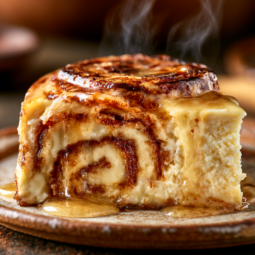 Honey Bun Cinnamon Roll Cheesecake​