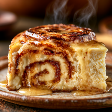 Honey Bun Cinnamon Roll Cheesecake​