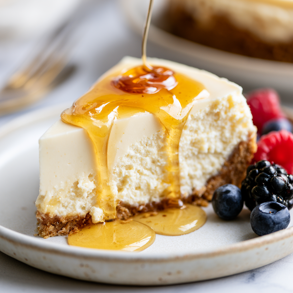 no bake honey cheesecake