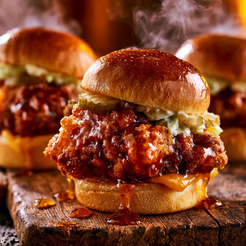 hot honey chicken sliders recipe