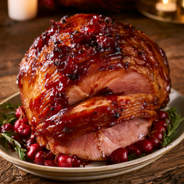 Cherry Bourbon Glazed Ham Recipe