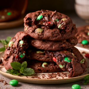 M&M Mint Cookies Recipe