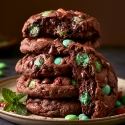 M&M Mint Cookies Recipe