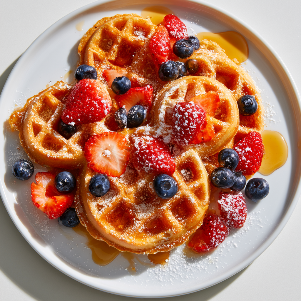 mickey waffle recipe​
